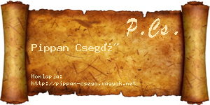 Pippan Csegő névjegykártya